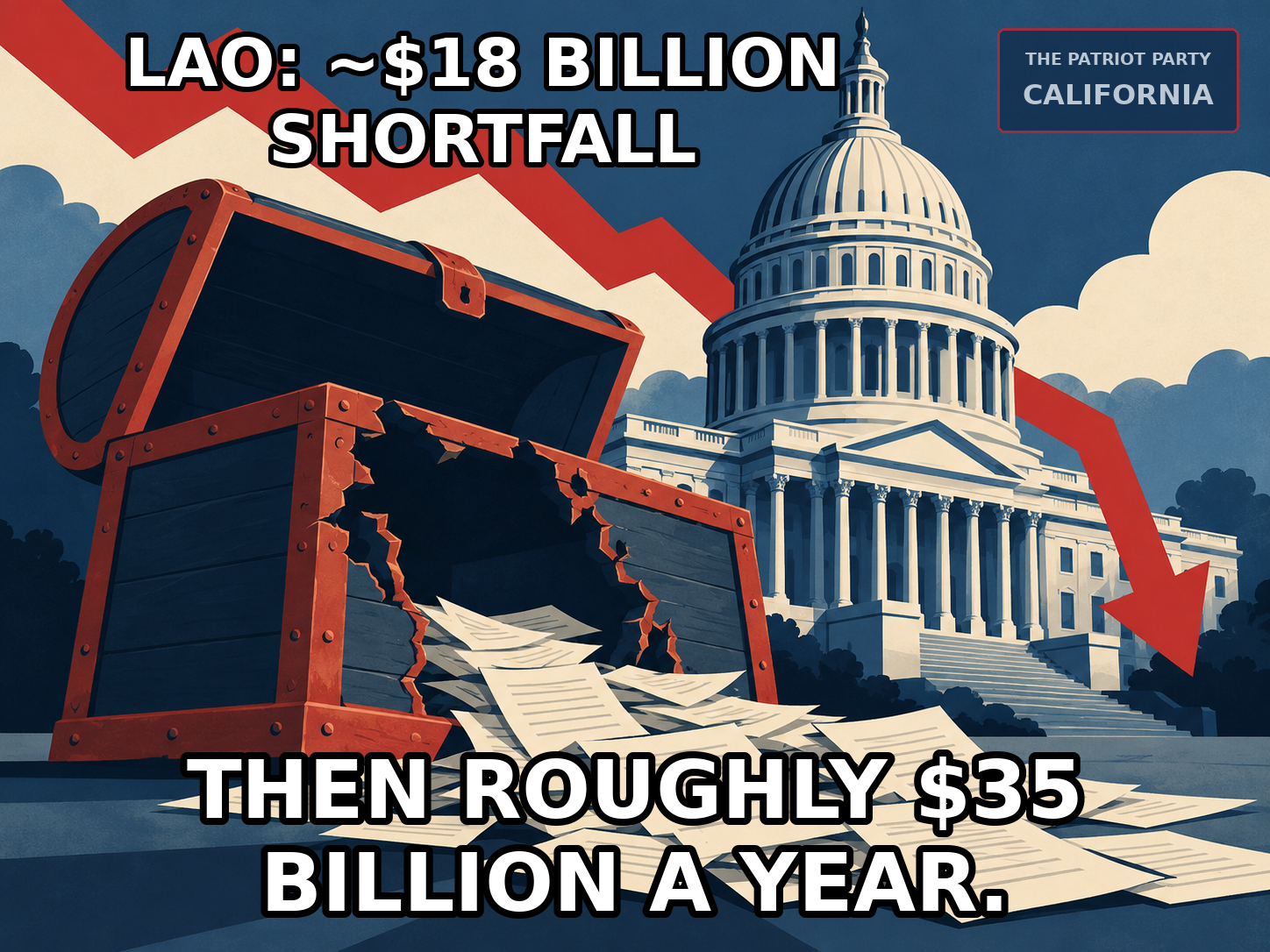 Meme: Legislative Analyst budget shortfall