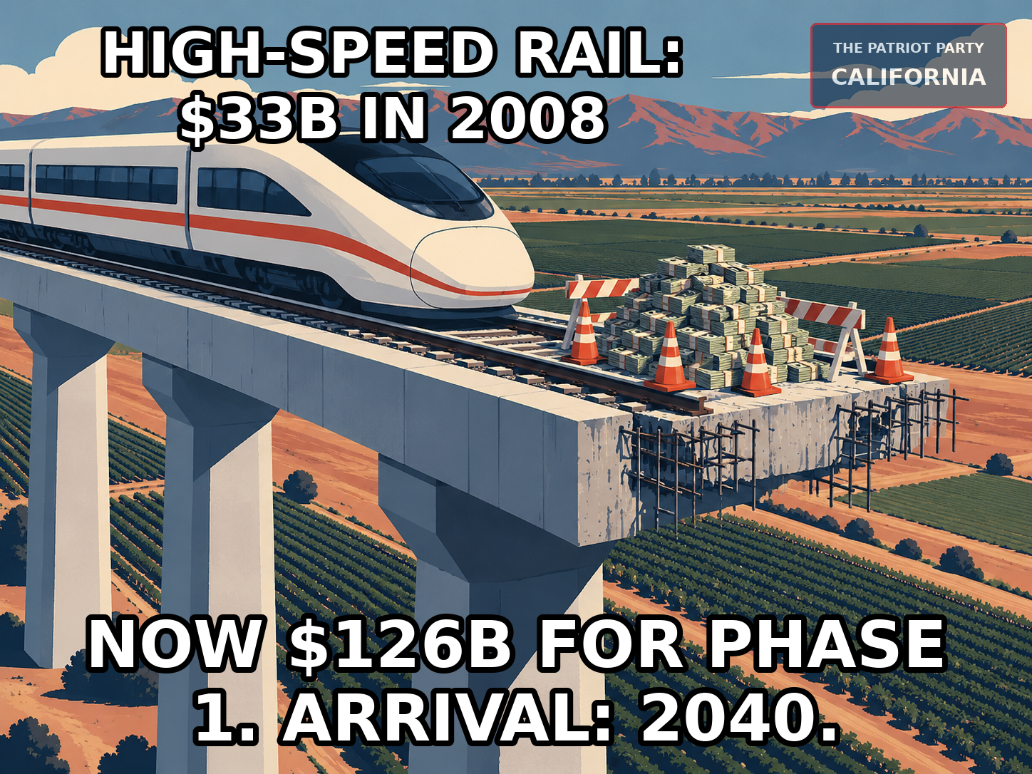 Meme: High-speed rail cost and delay